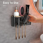 iHave Toothbrush Holders for Bathrooms Wall Mounted with Dispenser & 2 Cups - Image 3