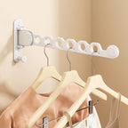 Wall Mounted Clothes Drying Rack, Laundry Clothes Hanger Rack Wall Mounted, Foldable Clothes Rack for Laundry Room, Space Saving Closet Storage Organizer Clothes Hanger Indoor, 1pcs(White) by Unknown