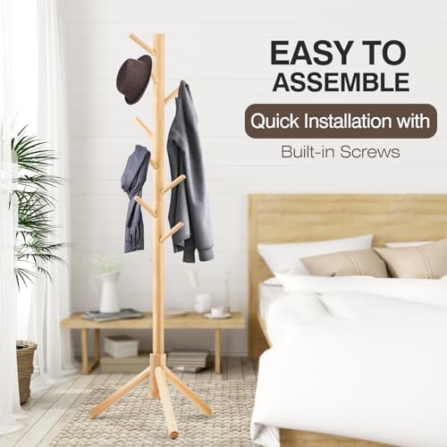 WANGMUXIA Freestanding Coat Rack - Image 4