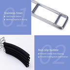 Nature Smile No Shoulder Bump Multiple Sweater Coat Clothes Hangers,Multi Layers Space Saving T Shirt Blouse Rack,(2 Pack Black Color) - Image 6
