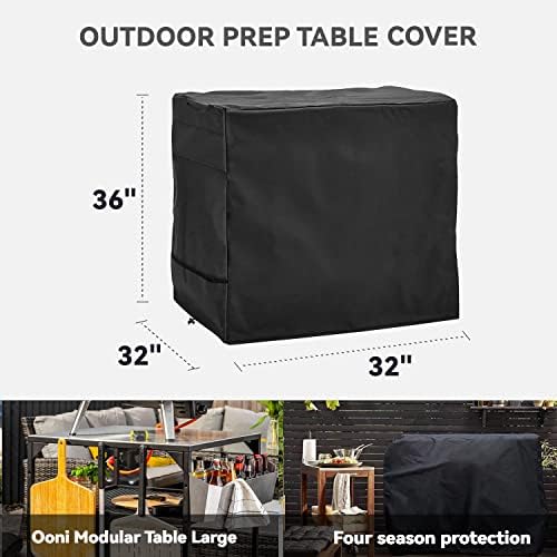Outdoor Pizza Oven Table Cover - for Ooni Large Table,Black - Image 2