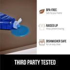 GORILLA GRIP Waterproof Silicone Under Sink Mat, Stay in Place 19x34 Coffee - Image 4