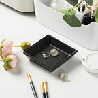 Mecaikru Ceramic Ring Dish, 4 in Jewelry Tray with Kiln Glaze Catchall Bowl - Image 3