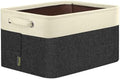 BALEINE 1 Pack Fabric Closet Storage Bins for Shelves, Linen Closet Organizers and Storage, Decorative Baskets for Organizing, Shelf, Clothes, Home, Office (Black, 17''x13''x10.5'') by BALEINE