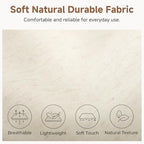 StorageWorks Closet Storage Bins, Beige (NaturWeave Fabric), Large, 3-Pack - Image 4