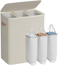SONGMICS Laundry Basket, 190L Laundry Hamper with Lid, 3 Removable Bags by Unknown