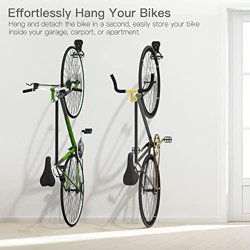 Housolution Bike Wall Mount with Fixed Hook, [6 Pack] Bike Storage Rack - Image 2