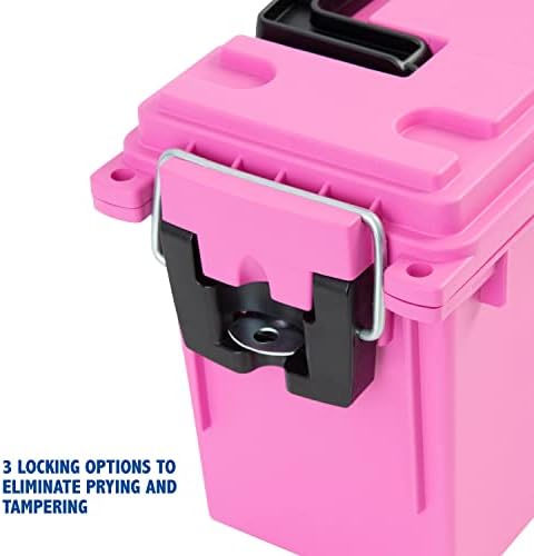 Sheffield 12631 Ammo Box Made in USA Stackable Lockable Ammo Storage Box - Image 5