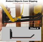 6 Pack 7.8 Inch Heavy Duty Garage Hooks, Ladders Storage Wall Mount Hanger - Image 4