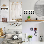 Sunglasses Organizer Wall Mounted Wood Sunglass Holder for Home Glasses Holder/Sunglasses Rack,Home Decor (White-1pcs-long) - Image 6