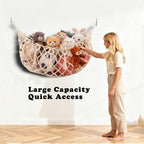 Sports Ball Storage Net，Sport Equipment Storage Hanging Hammock，Organizer Net for Basketball,Volleyball,Football - Image 2