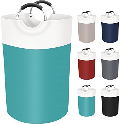 BlissTotes 75L Laundry Basket, Freestanding Collapsible Hamper, Green by BlissTotes