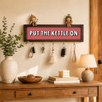 Put The Kettle On Item Holder Wall Mount, Kitchen Hanging Shelf - Image 4