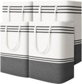 4 Pack Large Laundry Baskets, Laundry Hampers, Freestanding Waterproof Collapsible Clothes Bag with Extended & Reinforced Handles - Clothes Basket for Dorm, Bathroom, Home (125L) by EpicTotes