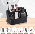 Set of 2Toothbrush Holder for Bathrooms,Bathroom Organizer Countertop,5Slot Electric Toothbrush Toothpaste Holder Razor Lotion Stand Caddy,Large Capacity Vanity Office Corner Accessories Storage Black - Image 3
