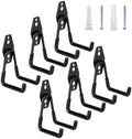 6 Pack Garage Hooks Heavy Duty - Supports 100 lbs by BuildSuperHomeByYourself