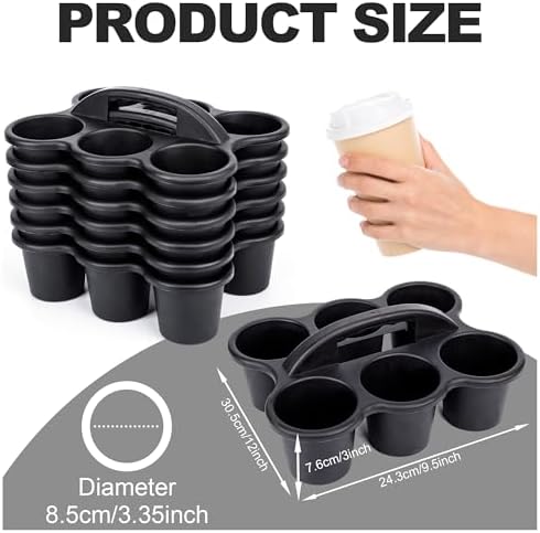 6 Pack Classroom Caddy For School,Cup Caddy for Drink - Image 2