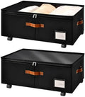 Freebat Under Bed Storage with Wheels 2 Pack, Underbed Container by Freebat
