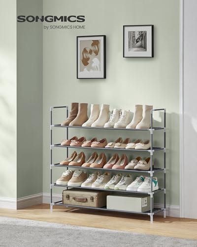 SONGMICS 5-Tier Shoe Rack, Shoe Storage for Hallway Closet - Image 2