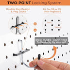 INCLY 278PCS Pegboard Accessories Organizer Kit with Peg Borad Hooks & Bins - Image 5