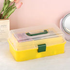 BTSKY 3-Layer Plastic Dividing Storage Box Craft Organizer and Storage - Image 6