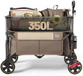 Timber Ridge 350L Extra Large Collapsible Folding Wagon Carts with Brake by TIMBERRIDGE