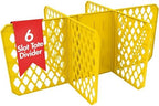 ORGANIZE-IT! 6-Slot Tote Dividers, Durable Plastic, 27-Gal, Yellow, 4-Pack - Image 6