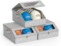 AOODA 3 PCS Sturdy Hat Storage for Baseball Caps, 72 Caps Hat Organizer by AOODA
