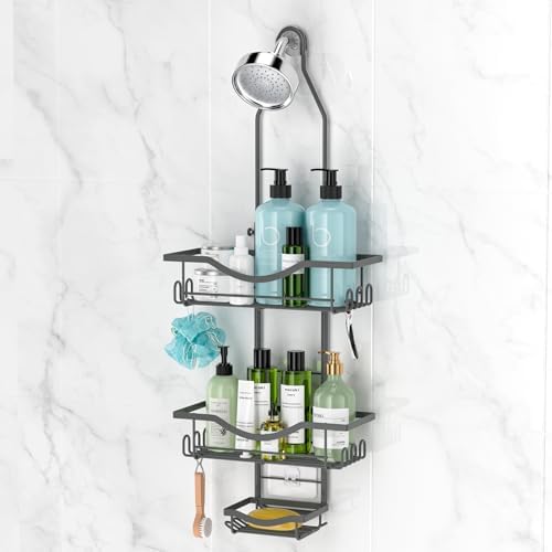 REINHARDT Adjustable Shower Caddy Hanging Rustproof Shower Organizer, Grey by REINHARDT