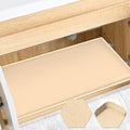 Silicone Under Sink Mat, 28"x22", Waterproof Cabinet Liner, Beige by FORWOS