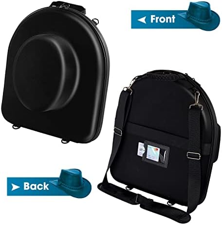 MOSLA Hat Box Travel Fedora Case Universal Size Hat Carrier Storage Case - Image 4