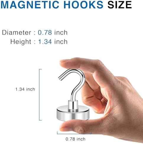 LOVIMAG Magnetic Hooks for Cruise Essentials 2026 Cabins Door 12 Pack-50LBS - Image 2