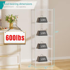 SINGAYE Metal Shelves Wire Shelving Storage Standing Adjustable Shelf Unit - Image 3