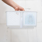 Tiawudi Portable Shower Caddy, Caddy Organizer with Handle, Plastic Shower Basket Hold Soap, Shampoo, Hair Supplies and Beauty Products, Cleaning Supplies Organizer for Home, Dorm, Shelf and Cabinet - Image 4