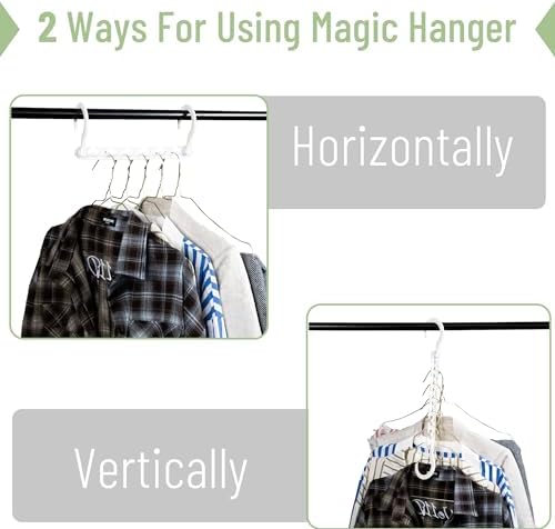 Mr. Pen- Space Saving Hangers for Clothes, 20 pcs, White (Pack of 3) - Image 4