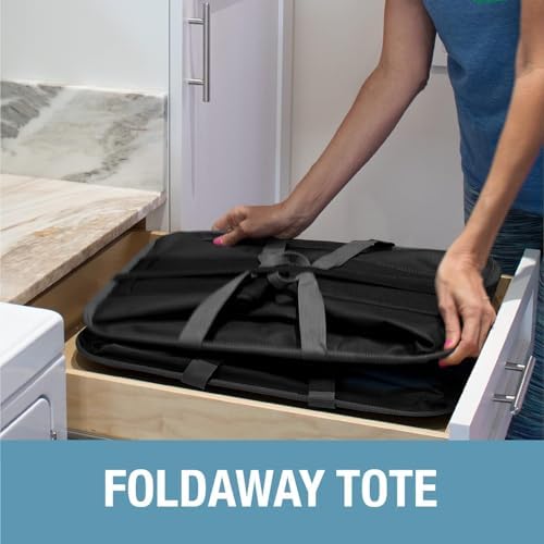 CleverMade Collapsible Laundry Caddy, 64L Pop-Up Hamper, 2 Pack, Black Gray - Image 5
