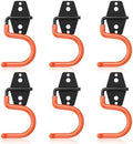 HUPBIPY 6 Pack Metal Garage Hooks, Heavy Duty S Hooks Tool Hangers for Garage Wall, Shed, Garden Storage Organizer by HUPBIPY