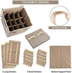 Moteph Shoe Organizer for Closet - Shoe Storage Organizer for Closet Organization with Clear Cover & Adjustable Dividers, Shoe Rack & Basket - (Light Brown, Small - 12 Pairs) - Image 4
