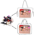 ZTUJO Purse Organizer Insert, Felt Bag Organizer with Metal Zipper, Handbag & Tote Shaper, For Speedy Neverfull Tote, 7 Sizes - Image 5