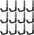 Heavy Duty Steel Hooks - Garage & Garden Tool Organizer, Wall Mount Hooks, Hose Hanger (12, Small) by Unknown