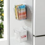 4-Pack Drink Packet Organizer, Kitchen Cabinet Door Organizer Adhesive - Image 3