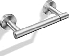 Day Moon™ Toilet Paper Holder Wall Mount, Modern Roll Holder for Bathroom, Stainless Steel Rustproof Double Post Pivoting Tissue Roll Holder for Bathroom, Classic, Brushed Nickel by DayMoonDesigns