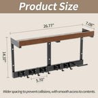 Broom and Mop Organizer Wall Hanging, Broom Hanger Holder Wall Mount - Image 4