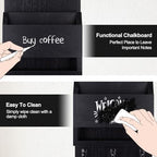Key and Mail Holder for Wall with Chalkboard and Long Storage Box - Image 5