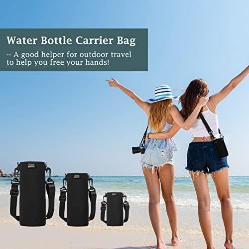 Nuovoware Water Bottle Carrier, 1000ML, Black - Image 4
