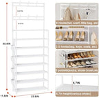 OYREL Shoe Rack 7 Tier Shoe Organizer Storage 21-28 Pairs - Image 3