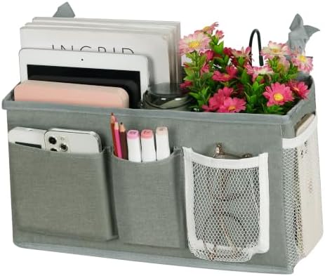 Lilithye Bedside Caddy, Bedside Storage Bag Hanging Organizer for Bunk Bed by Lilithye