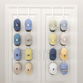 SWTYMIKI Over Door Hat Organizer - 4 Packs Metal Hanging Hat Rack with 16 Hooks Design, Baseball Cap Hanger Organizer Storage Holds up to 80 Caps for Door, Bedroom, Closet by SwtyMiki-TidyHomeSweetLife