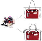 ZTUJO Purse Organizer Insert, Felt Bag Organizer with Metal Zipper, Handbag & Tote Shaper, For Speedy Neverfull Tote, 7 Sizes - Image 4