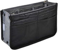 Vercord Purse Organizer Insert for Handbags Bag Organizers Inside Tote Pocketbook Women Nurse Nylon 13 Pockets Black Small by Vercord